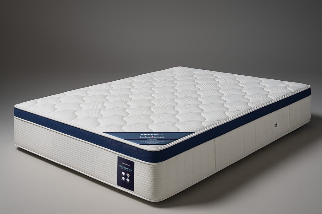 Luxury Euro-top mattress with cooling gel by Memoviva, King size