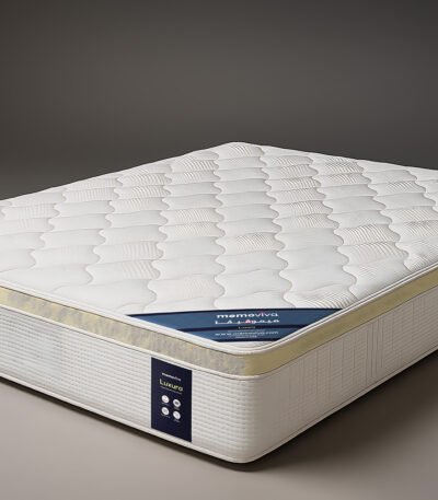 Memoviva Luxura Euro-top cooling gel memory foam mattress – studio product shot